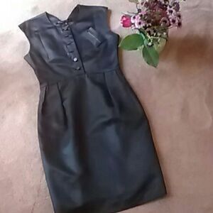 Theory Theyskens' Black Dress Dark Academic Gothcore